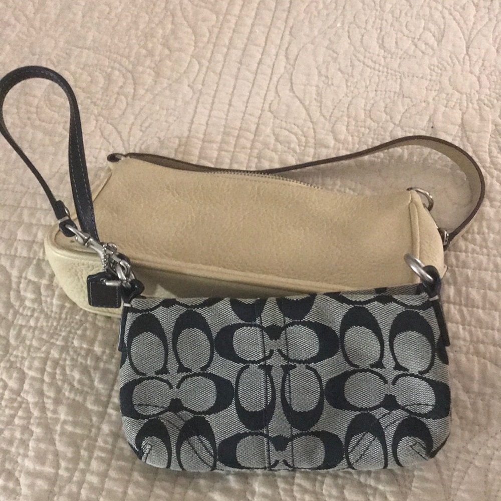 Coach wristlet bundle of 2